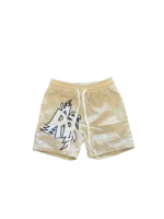 R'Blades Nylon Track Shorts (Cream)